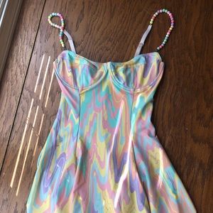 Dolls Kill Acid Drip Dress